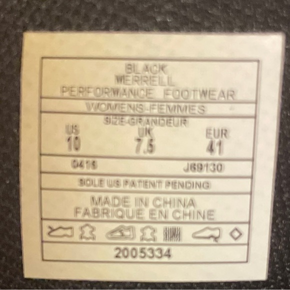 Merrell Boots Captiva Buckle Down Waterproof Leather Zip
Black J69130 Womens 10 - Picture 14 of 14